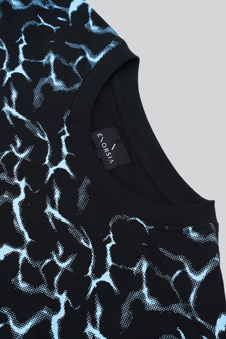 Mens Crack Print Sweatshirt