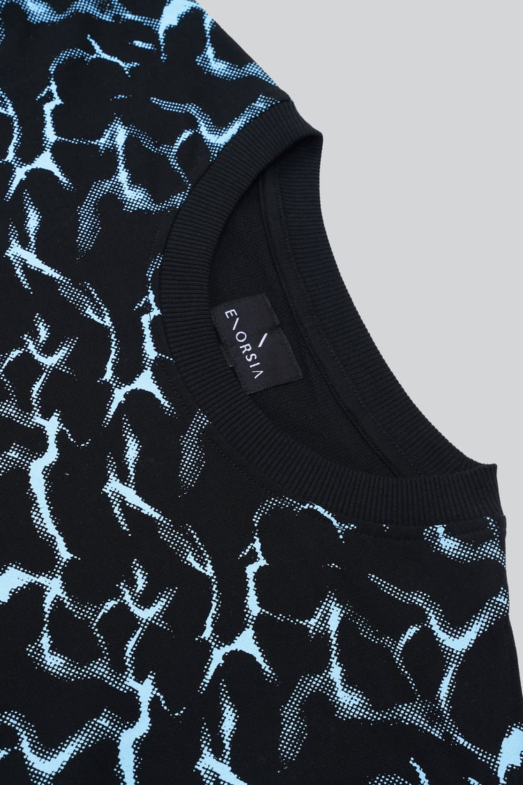 Mens Crack Print Sweatshirt