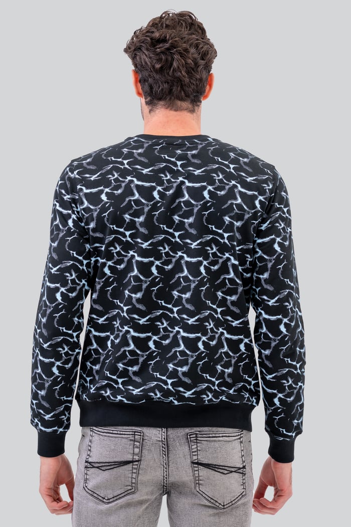 Mens Crack Print Sweatshirt