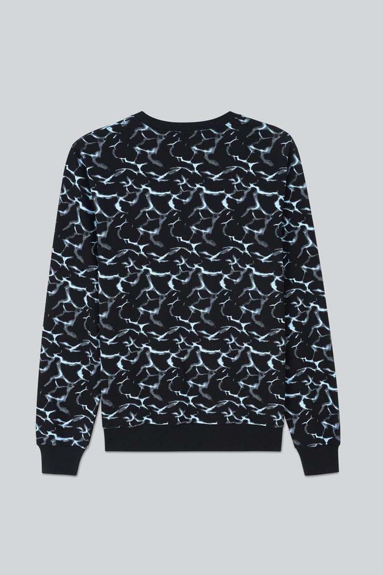 Mens Crack Print Sweatshirt