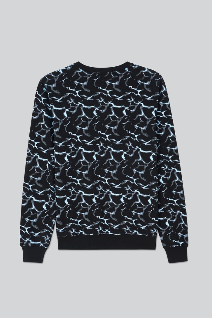 Mens Crack Print Sweatshirt