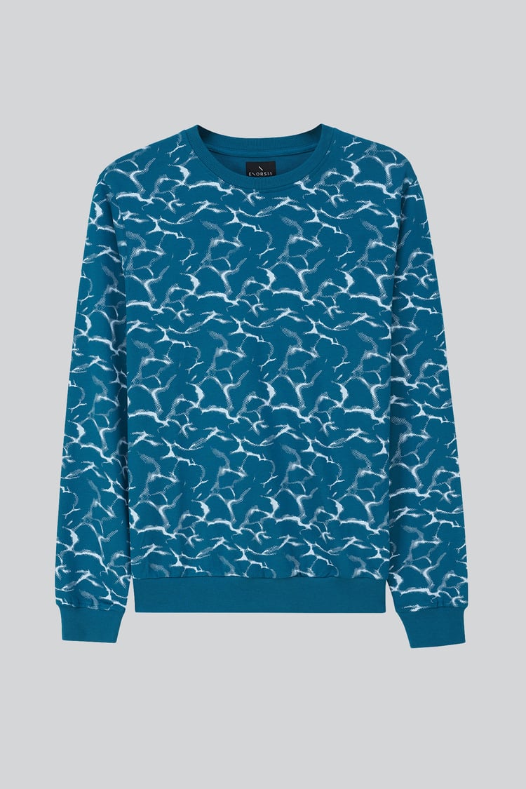 Mens Crack Print Sweatshirt