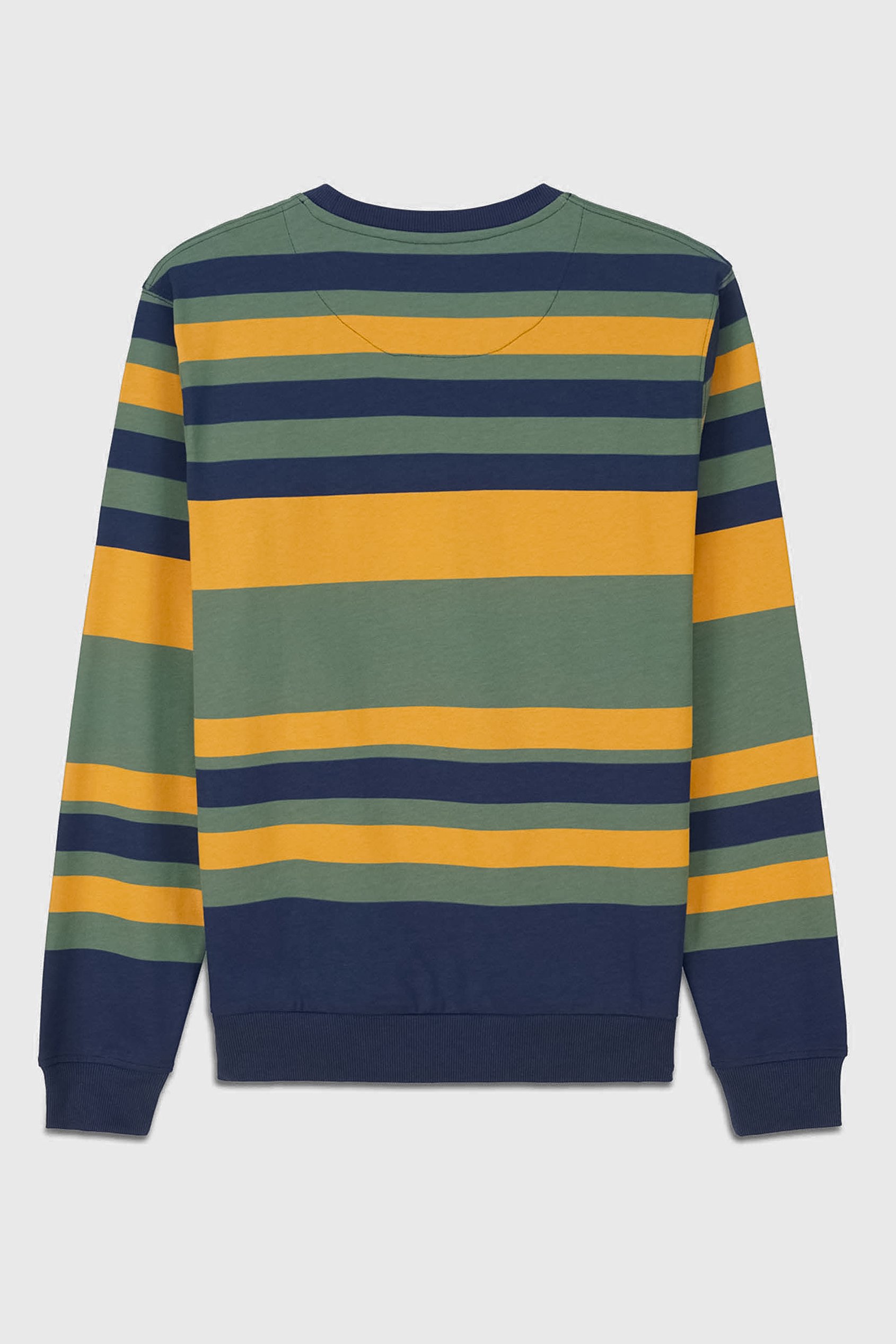 Mens Classic Print Stripe Sweatshirt