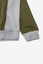 Mens Flock Print Overhead Hoodie