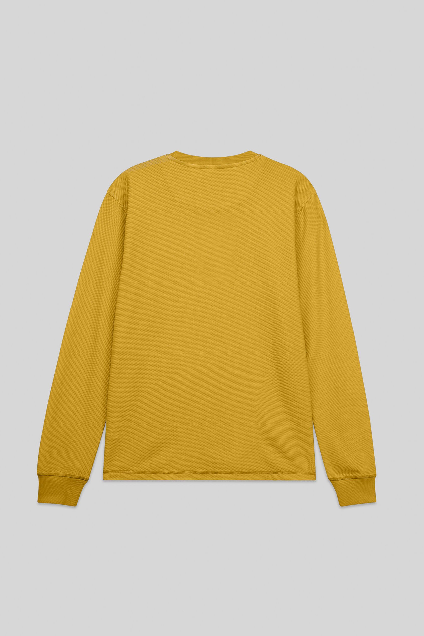 Honeycomb Design Jersey Long Sleeve T-Shirt