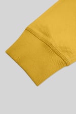 Honeycomb Design Jersey Long Sleeve T-Shirt