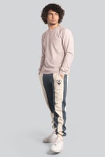 Honeycomb Design Jersey Long Sleeve T-Shirt