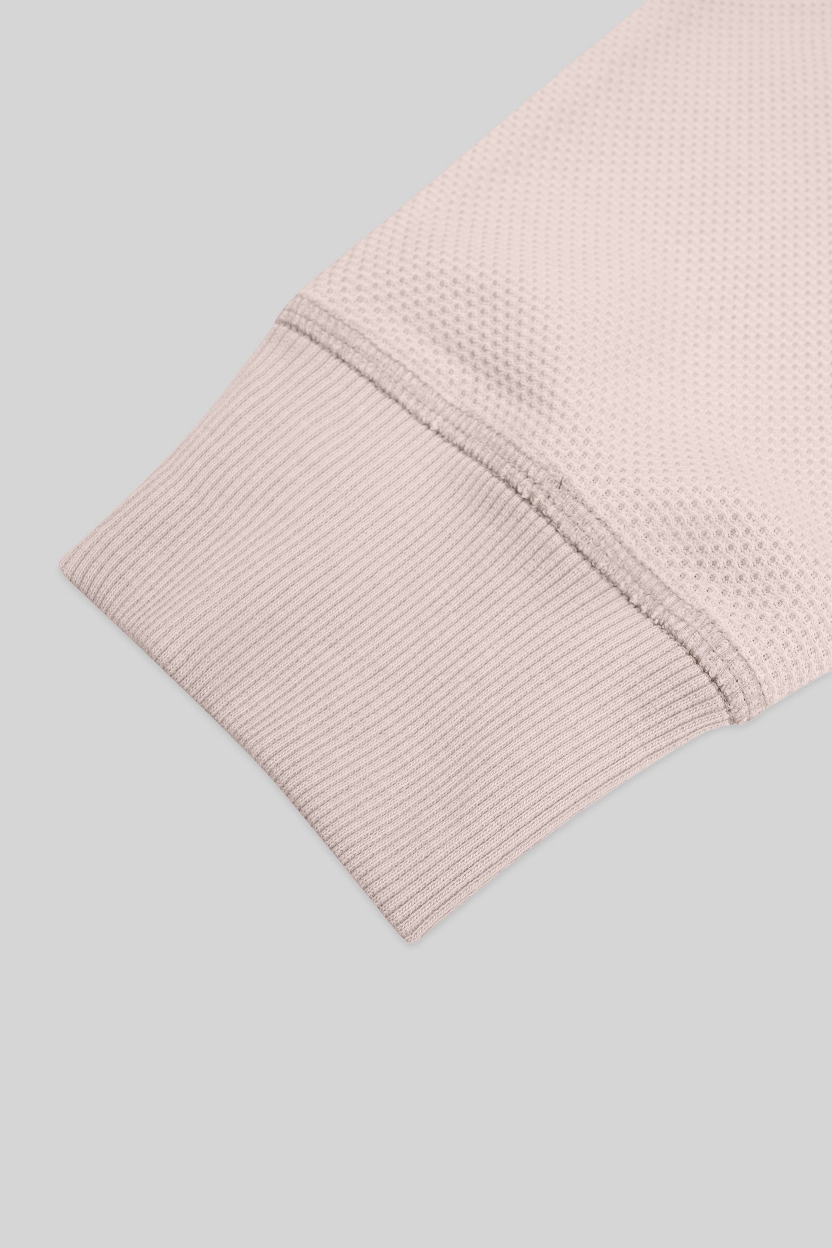 Honeycomb Design Jersey Long Sleeve T-Shirt