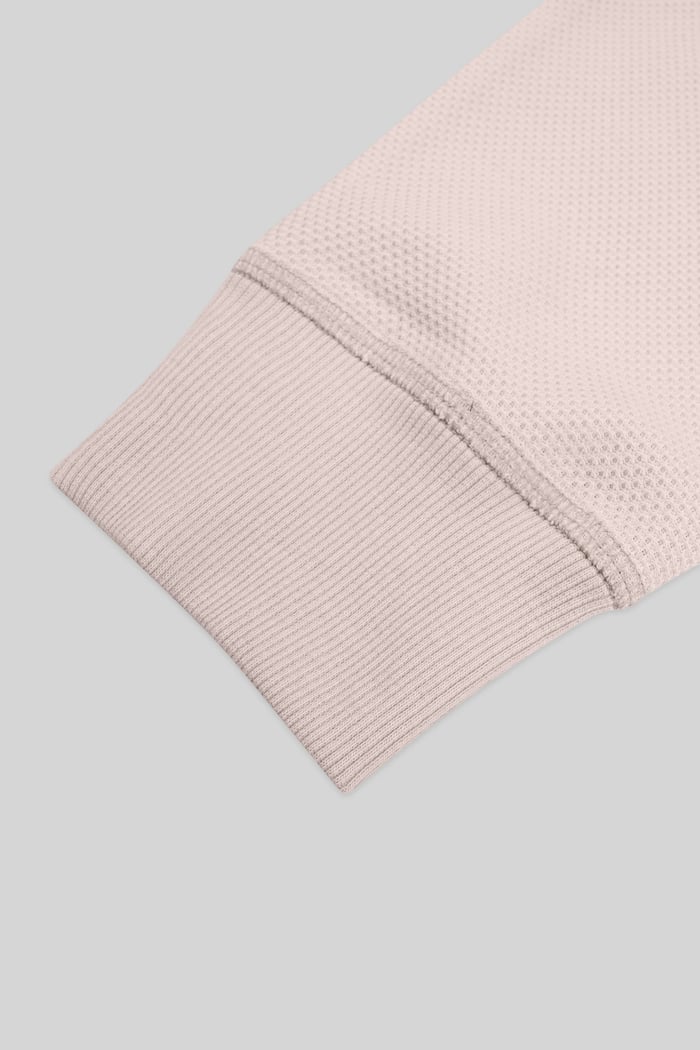 Honeycomb Design Jersey Long Sleeve T-Shirt