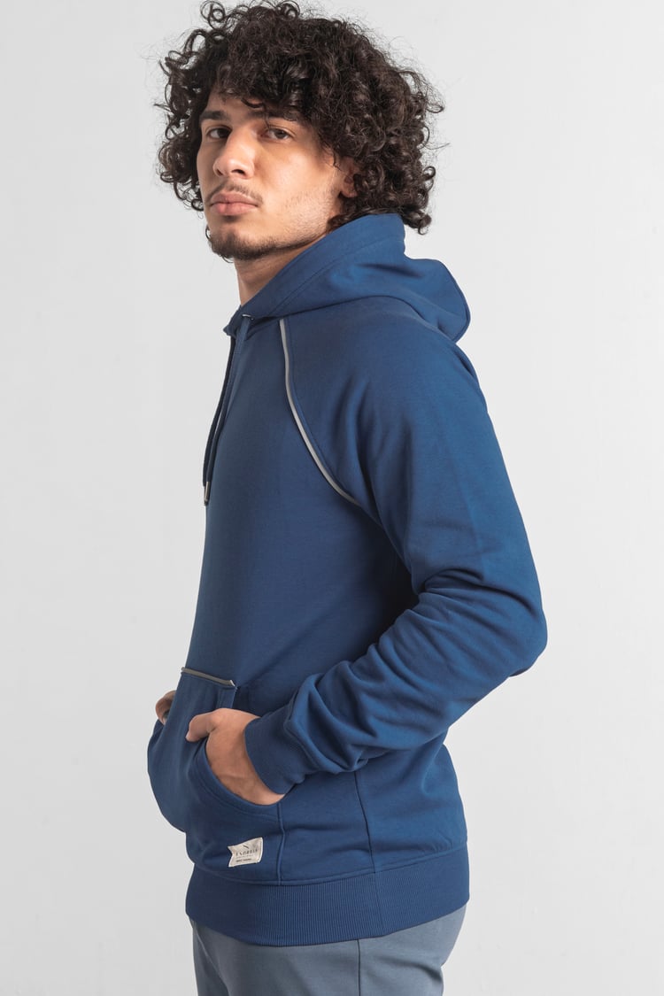 Brushed Fleece Raglan Hoodie