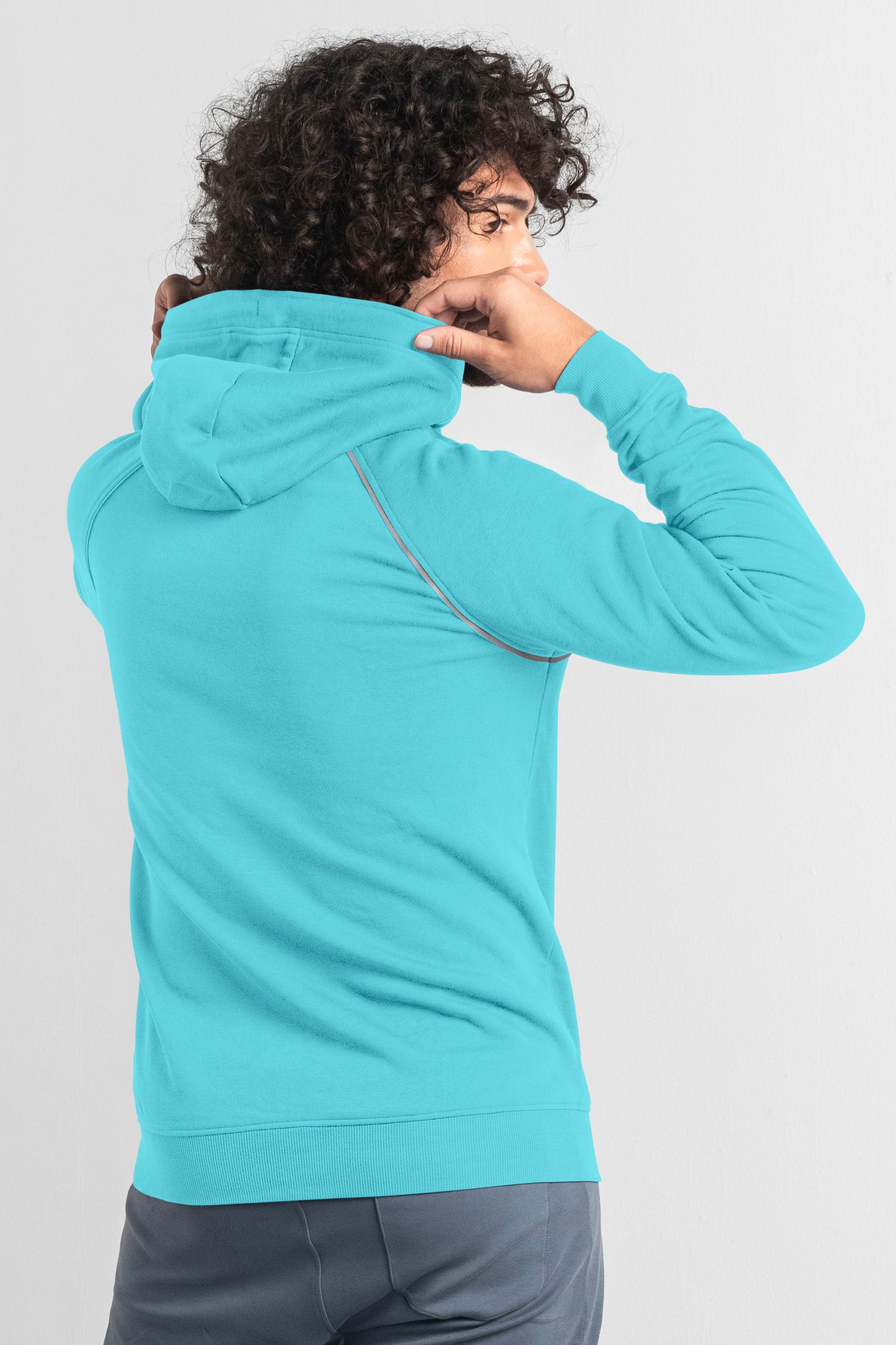 Brushed Fleece Raglan Hoodie