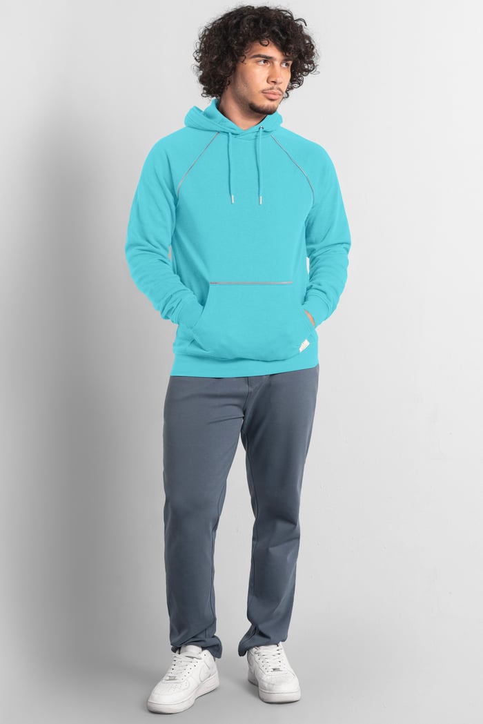 Brushed Fleece Raglan Hoodie