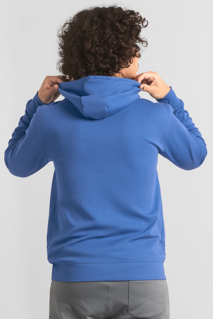 Heavy Jersey Zip Through Hoodie