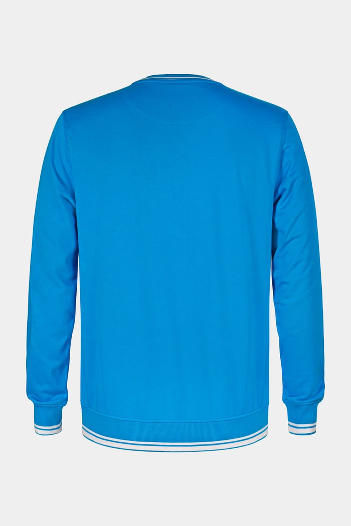 Simple & Significant Sweatshirt With Reflective Tape Detailing