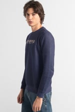Heavy Pique Terry Crew Neck Sweatshirt