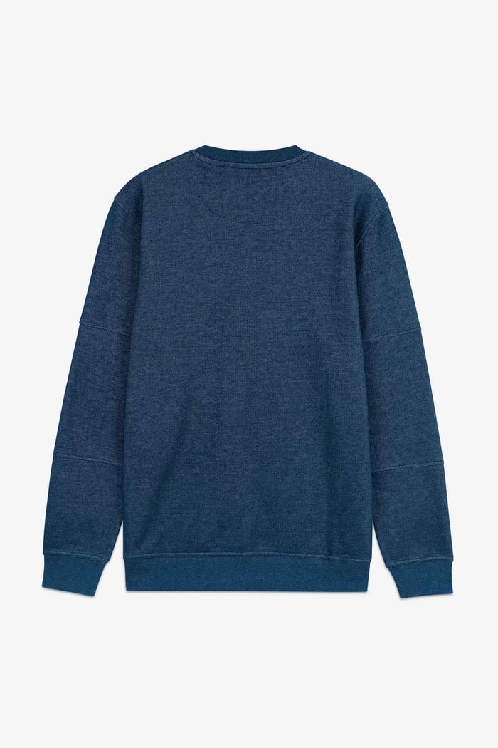 Heavy Pique Terry Crew Neck Sweatshirt