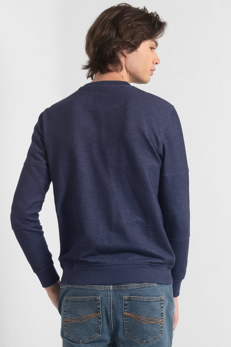 Heavy Pique Terry Crew Neck Sweatshirt