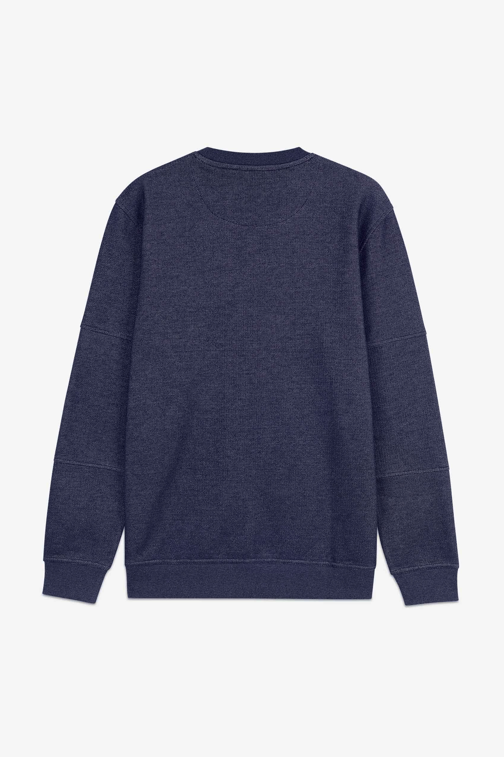 Heavy Pique Terry Crew Neck Sweatshirt