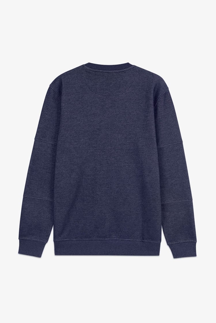 Heavy Pique Terry Crew Neck Sweatshirt