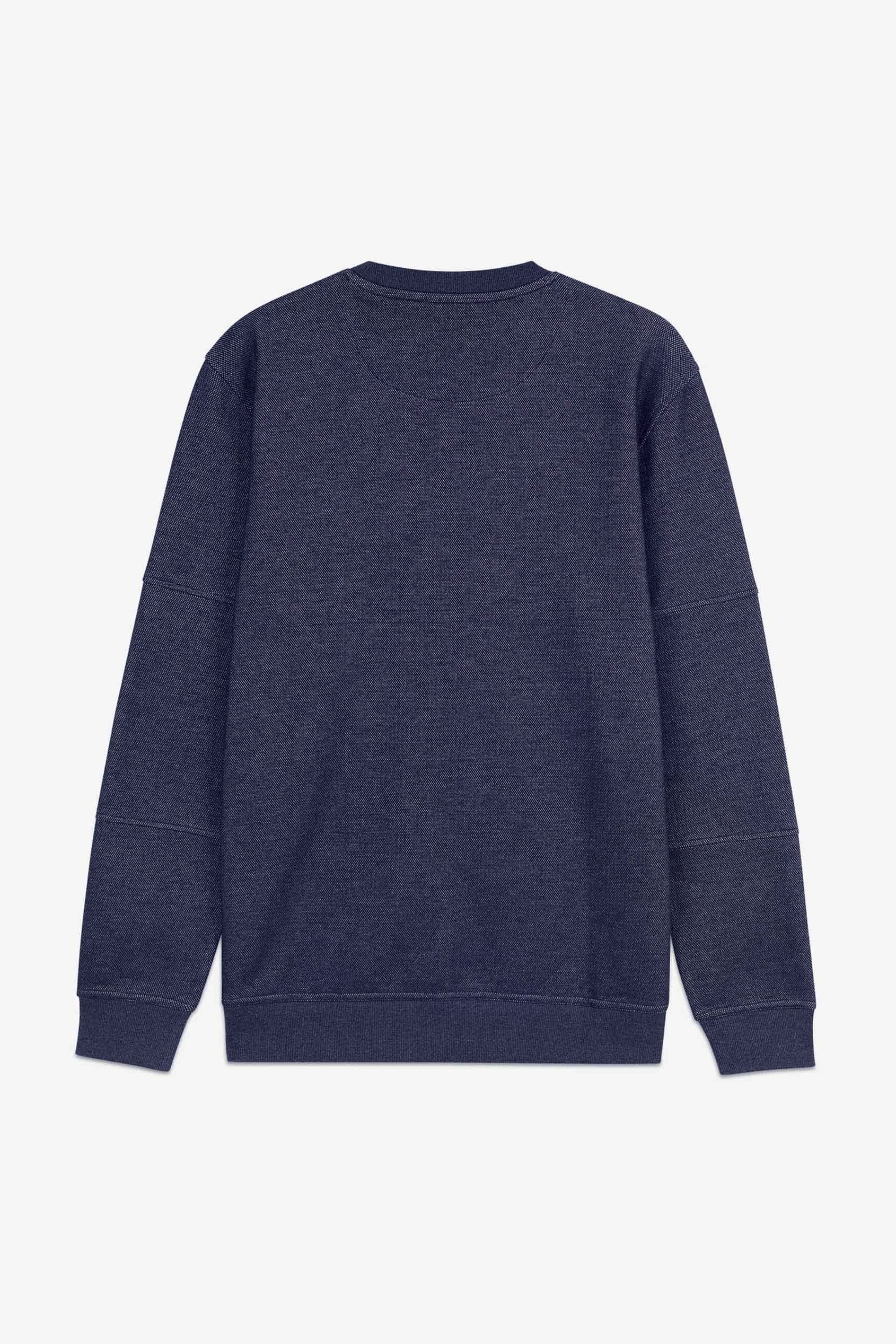 Heavy Pique Terry Crew Neck Sweatshirt