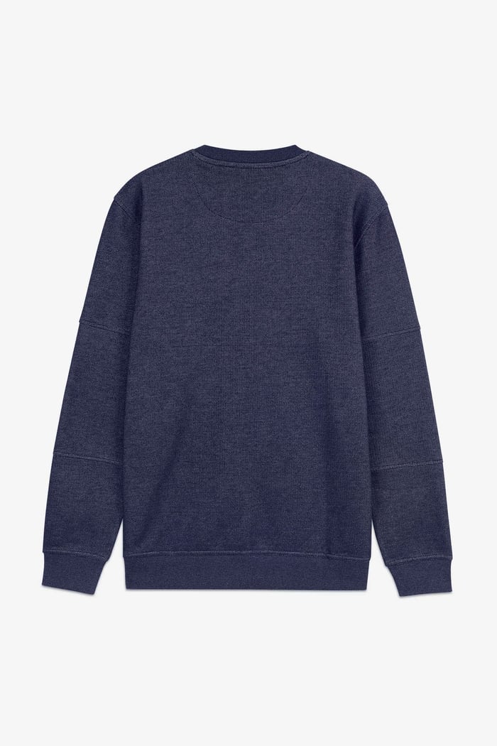Heavy Pique Terry Crew Neck Sweatshirt