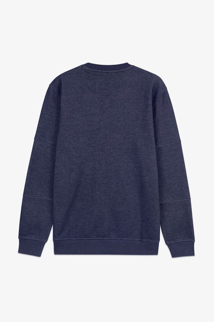 Heavy Pique Terry Crew Neck Sweatshirt
