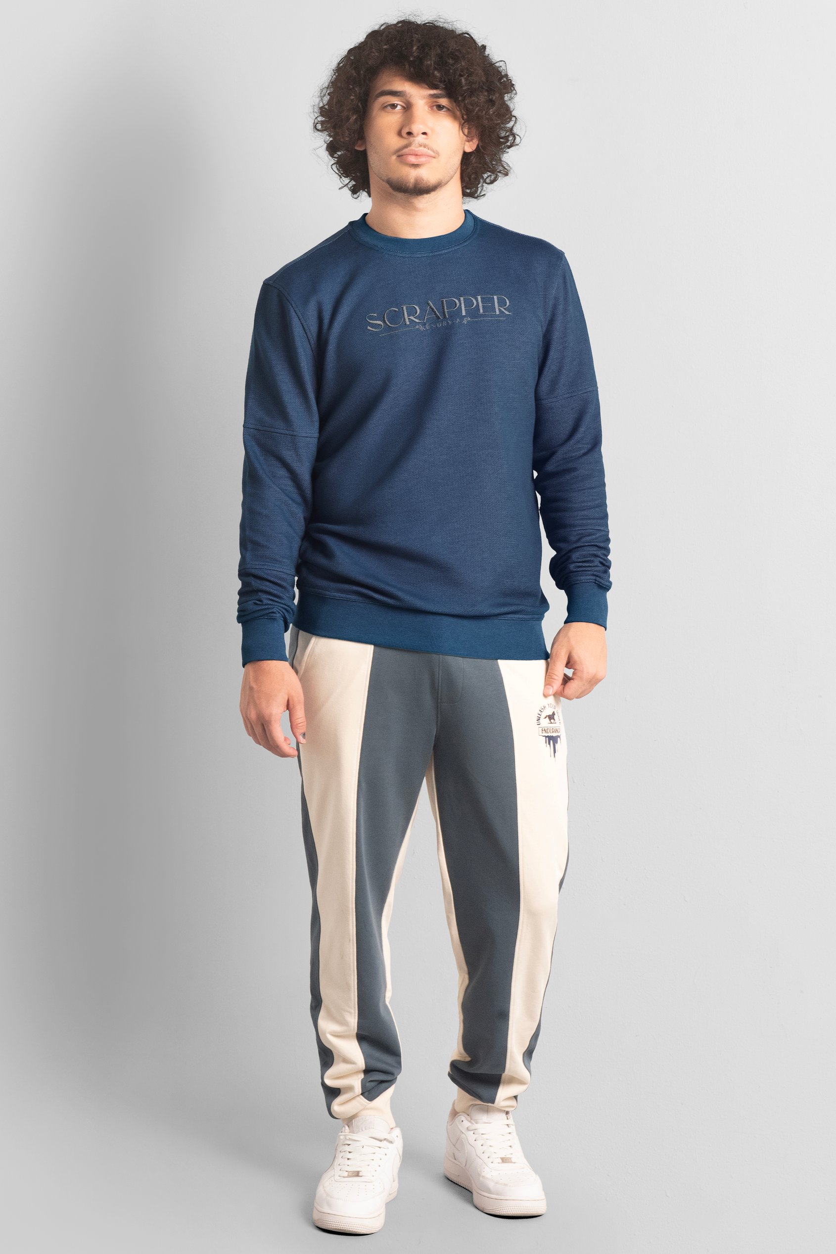 Heavy Pique Terry Crew Neck Sweatshirt