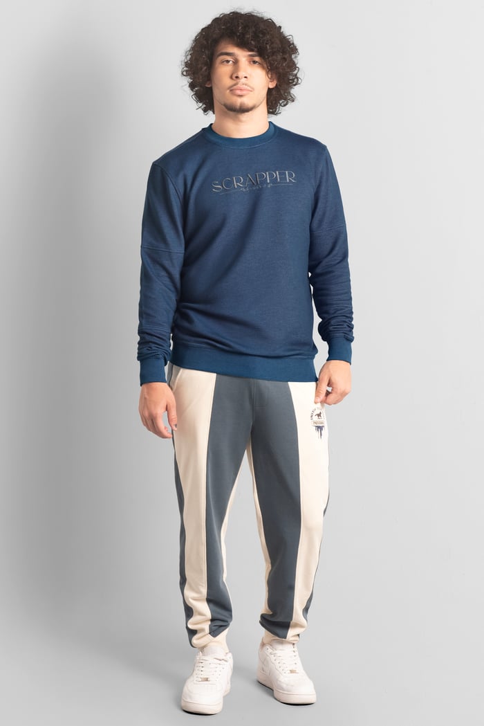 Heavy Pique Terry Crew Neck Sweatshirt