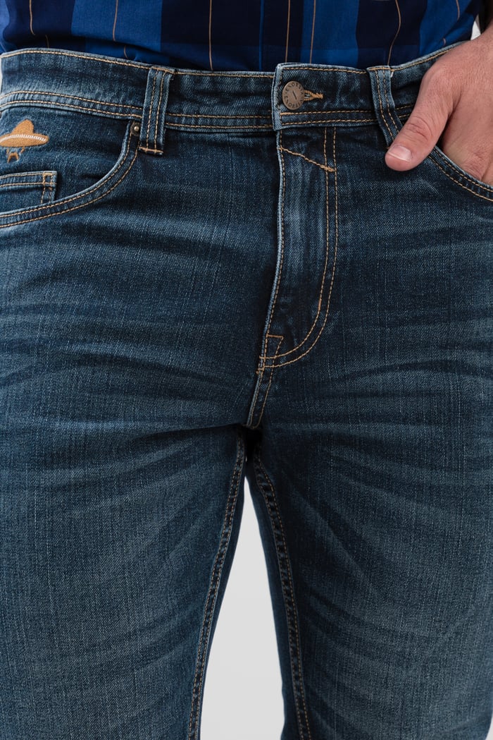 Vintage Deep Wash Bootcut Jeans