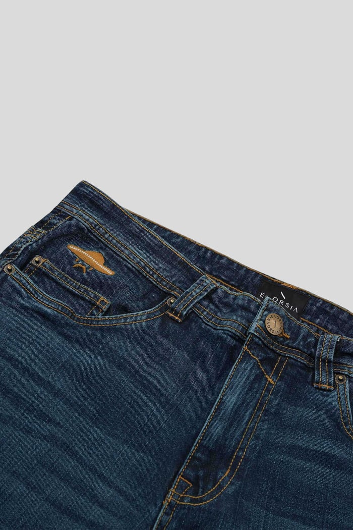 Vintage Deep Wash Bootcut Jeans