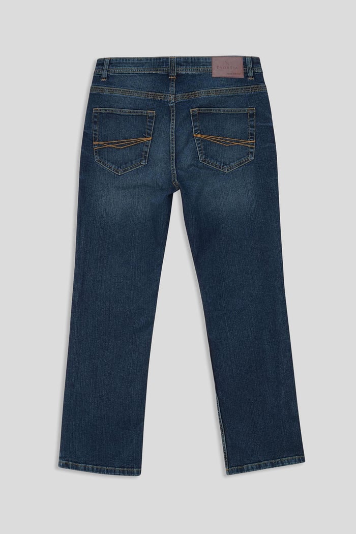 Vintage Deep Wash Bootcut Jeans