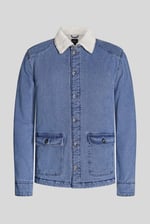 Men's Borg Lined Denim Tucker Jacket