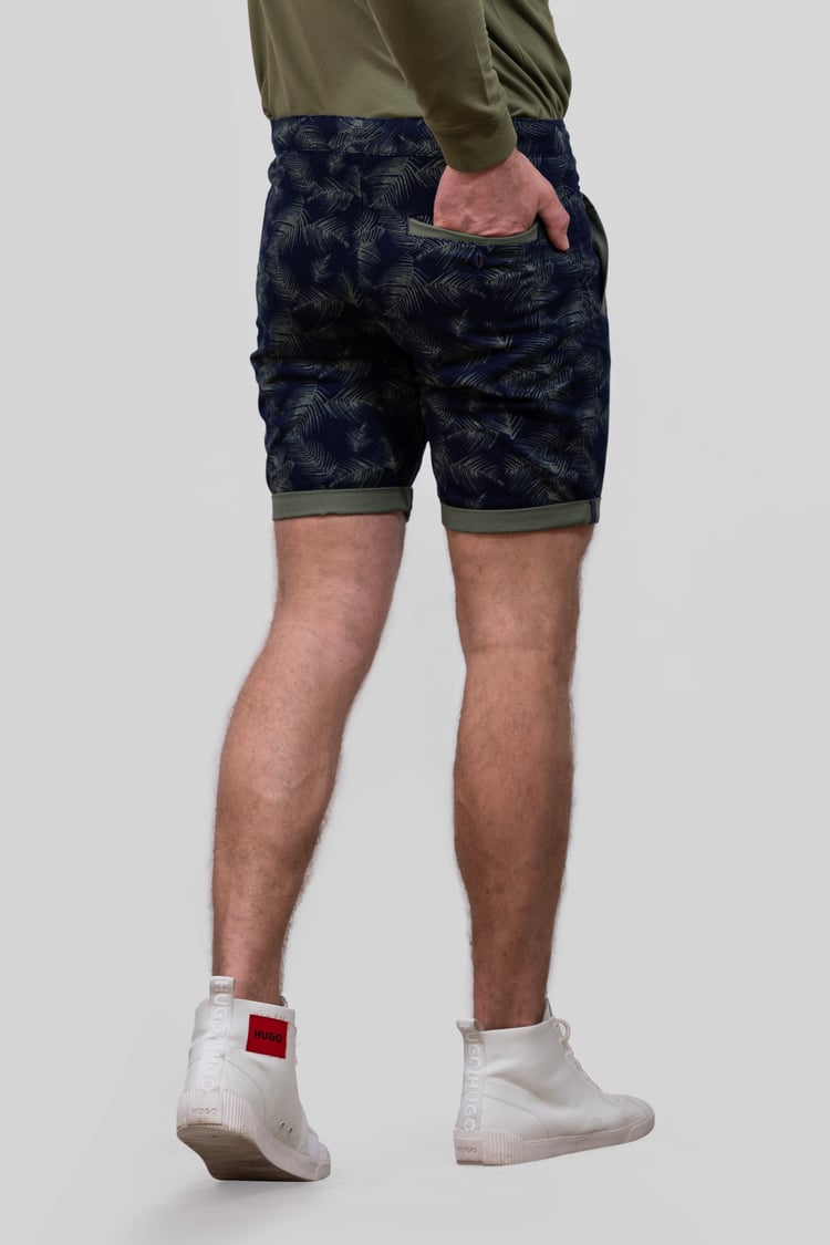 Mens  Printed Cotton Shorts