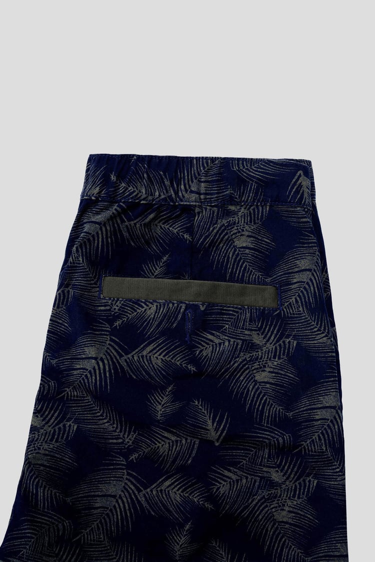 Mens  Printed Cotton Shorts