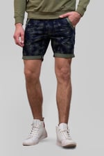 Mens  Printed Cotton Shorts
