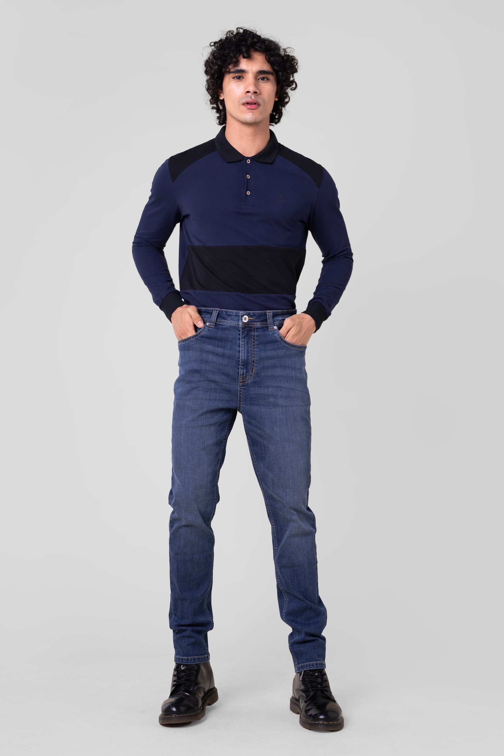 Mens Cut & Sew Pique Polo