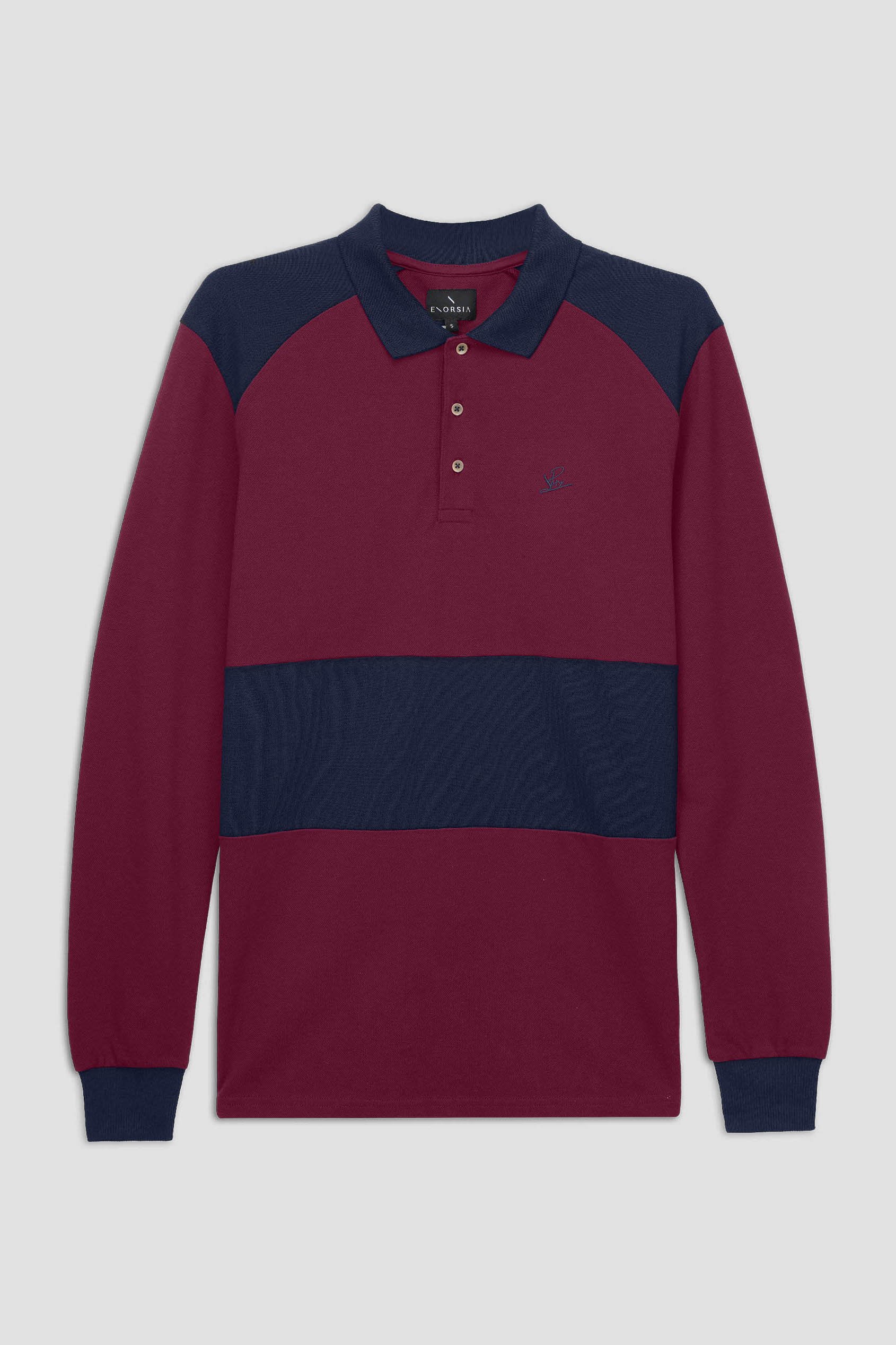 Mens Cut & Sew Pique Polo