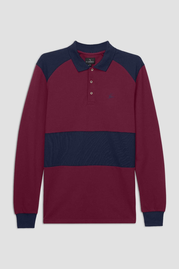 Mens Cut & Sew Pique Polo