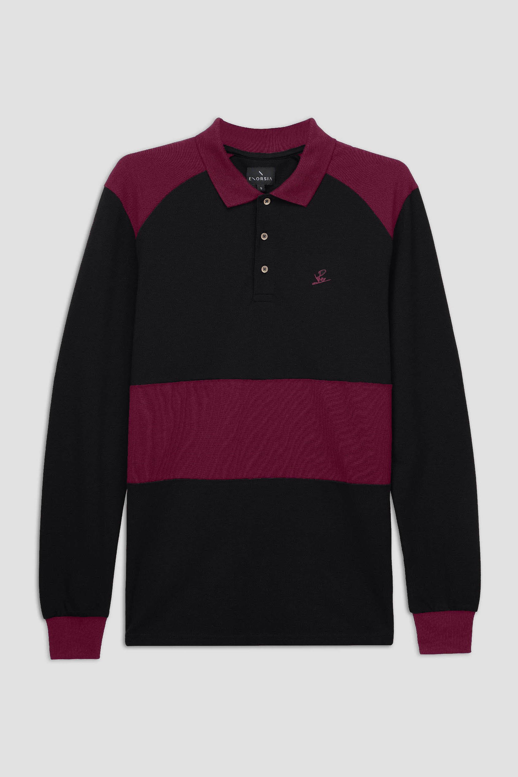 Mens Cut & Sew Pique Polo