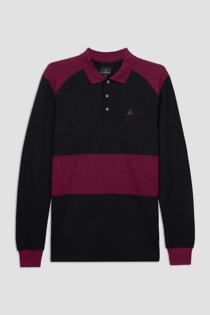 Mens Cut & Sew Pique Polo