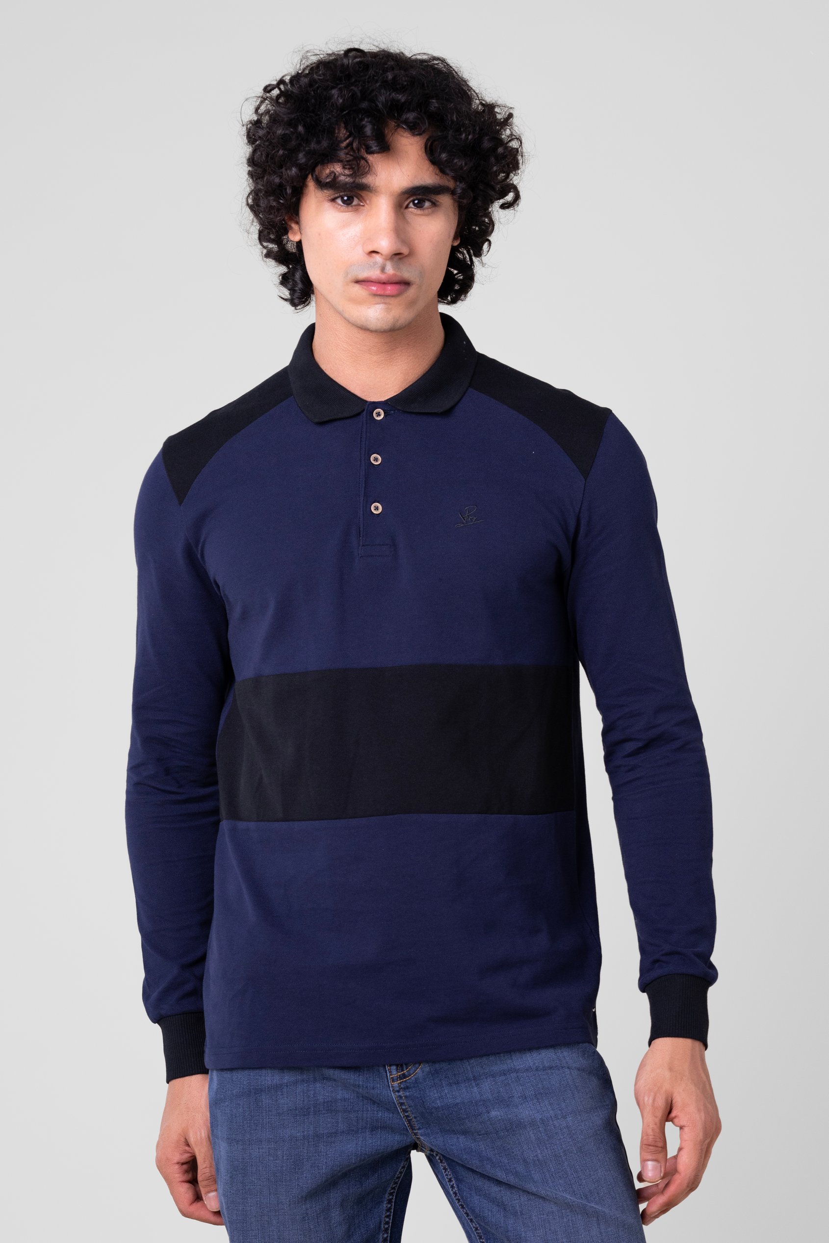 Mens Cut & Sew Pique Polo