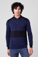 Mens Cut & Sew Pique Polo