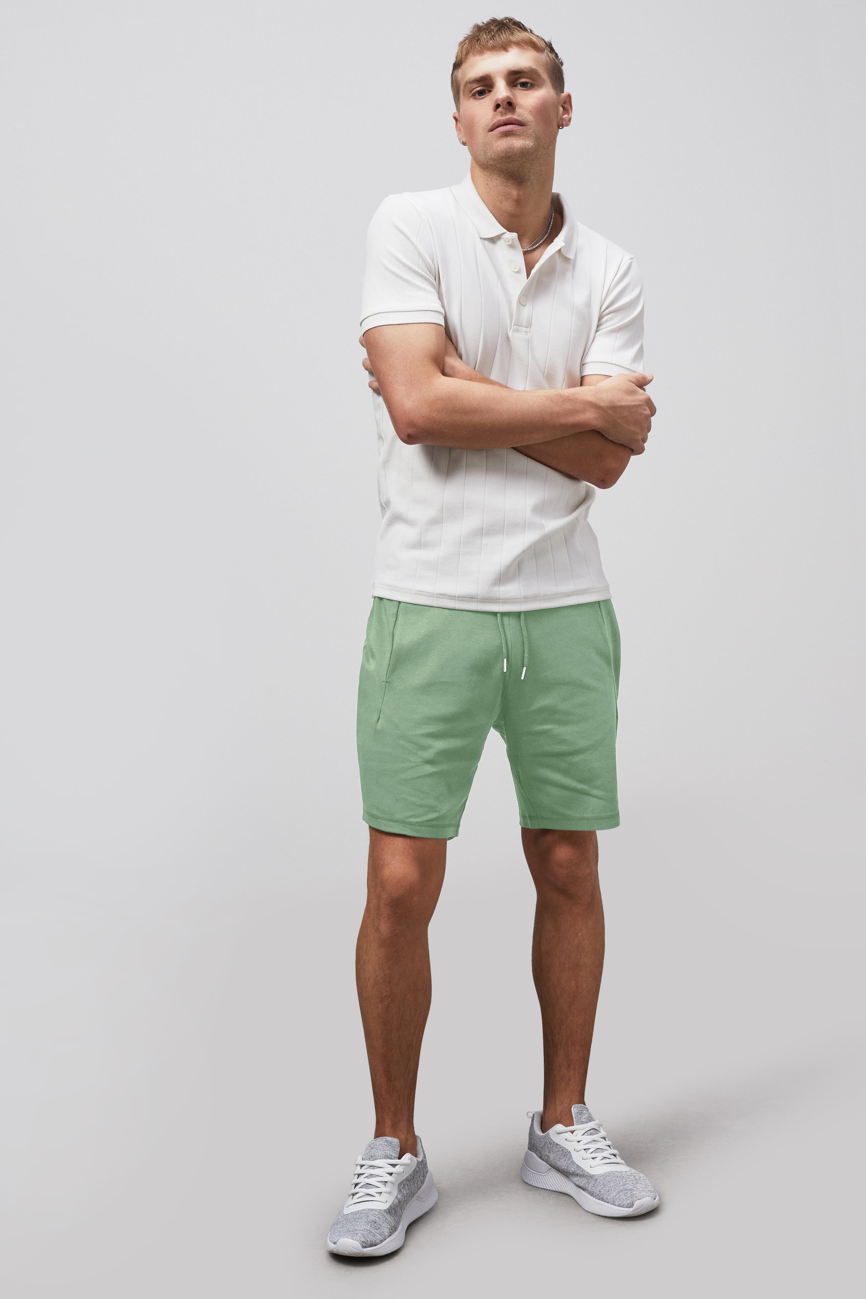 Men's Essential Drawstring Jersey Shorts