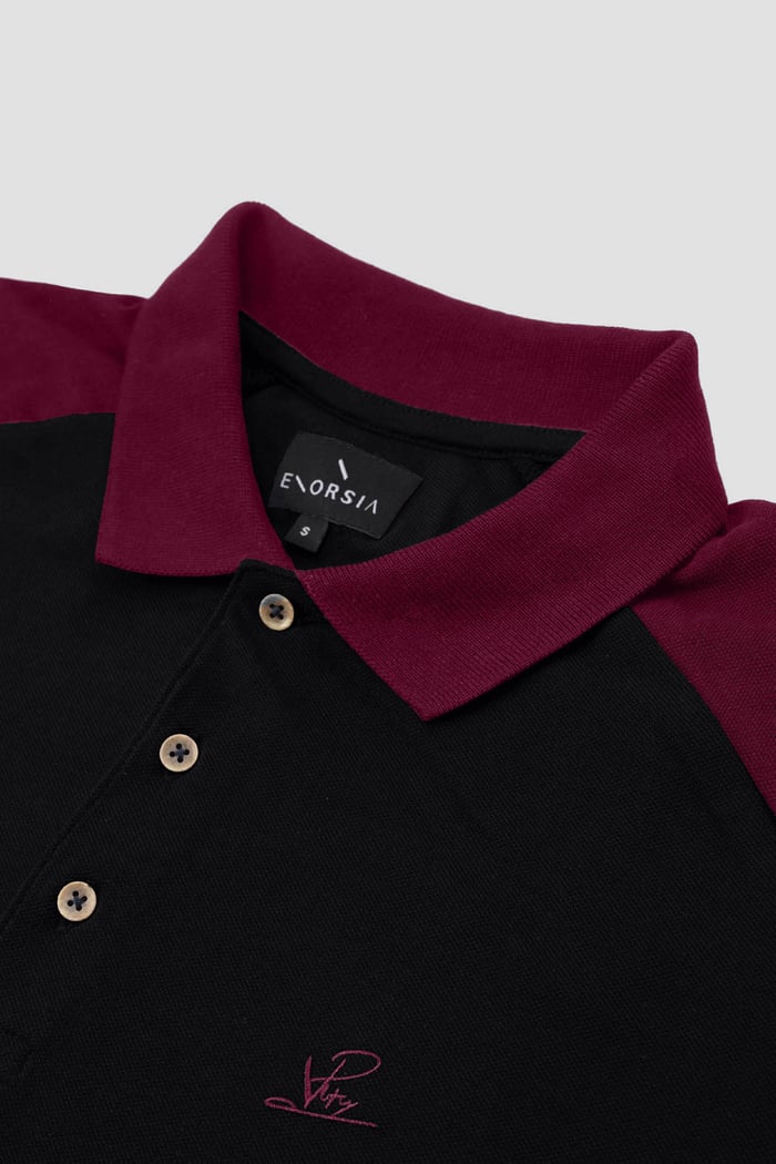 Mens Cut & Sew Pique Polo