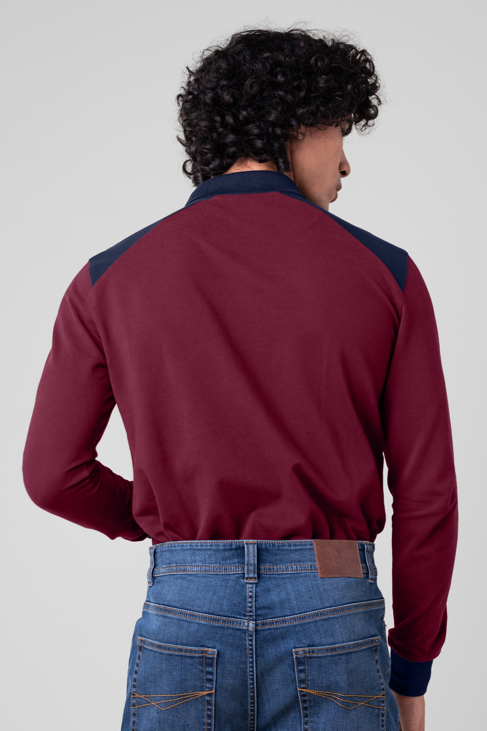 Mens Cut & Sew Pique Polo