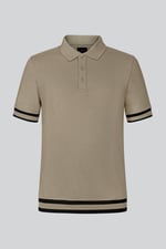 Men's Premium Polo Shirt With Stripe Rib