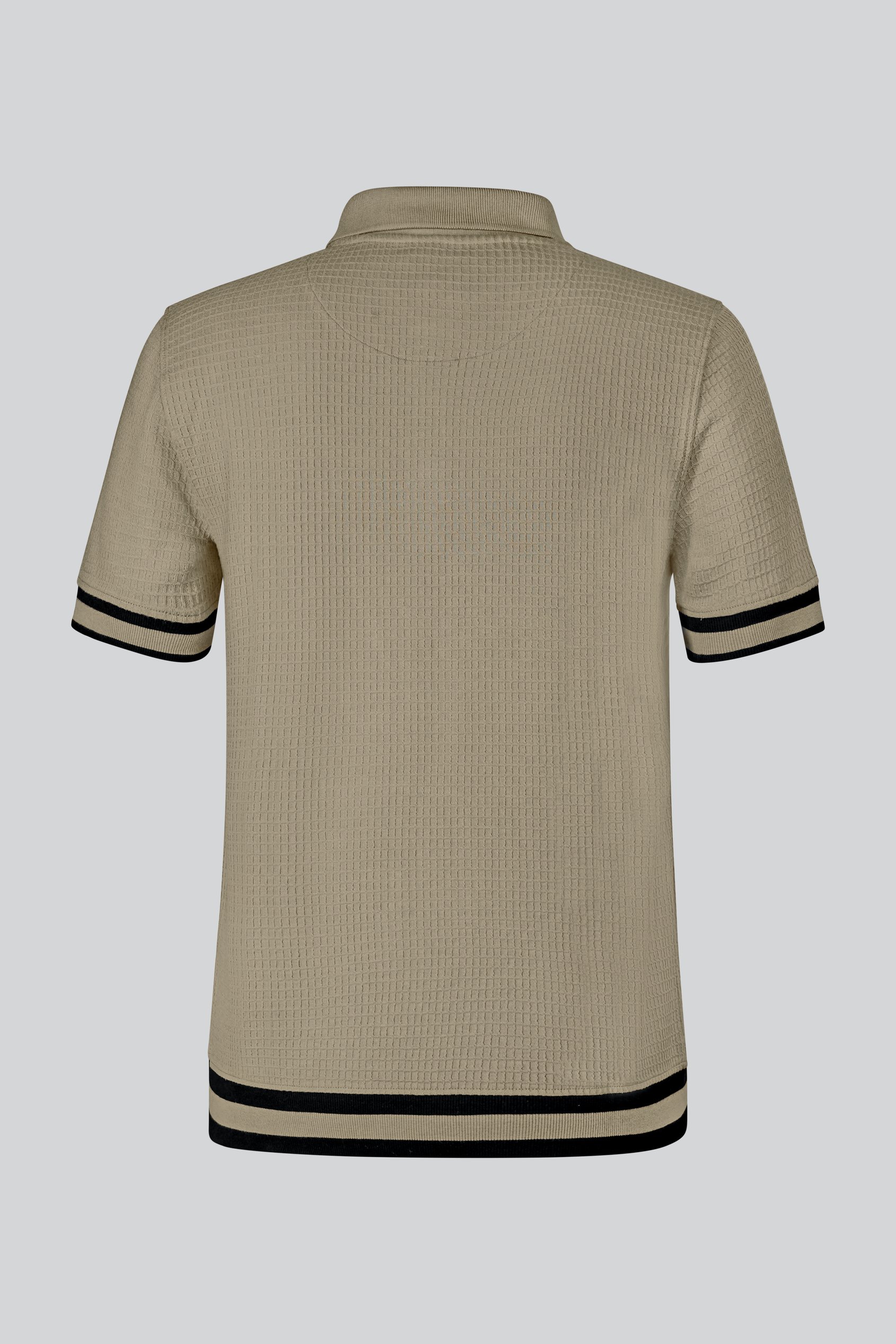 Men's Premium Polo Shirt With Stripe Rib