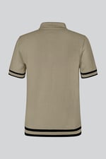 Men's Premium Polo Shirt With Stripe Rib