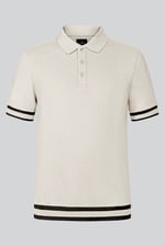 Men's Premium Polo Shirt With Stripe Rib