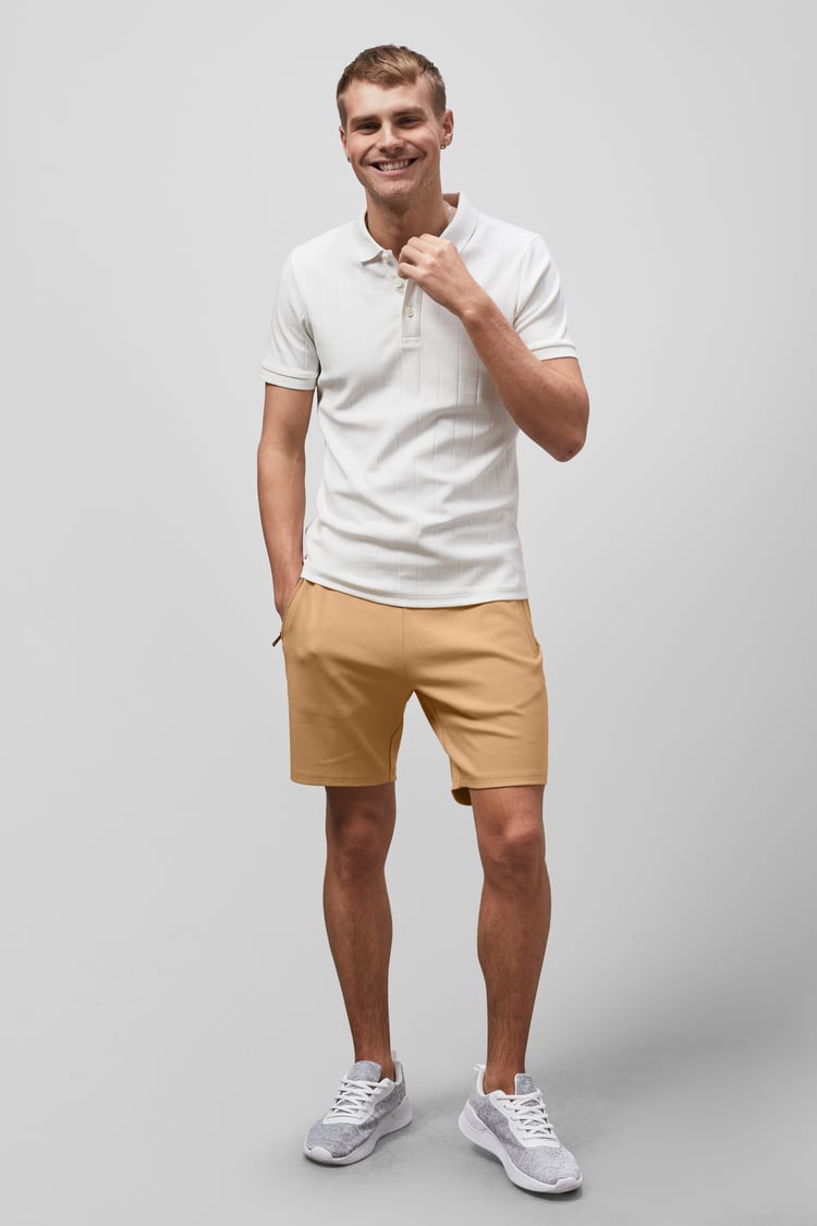 Mens Jersey Shorts With Zip Pocket